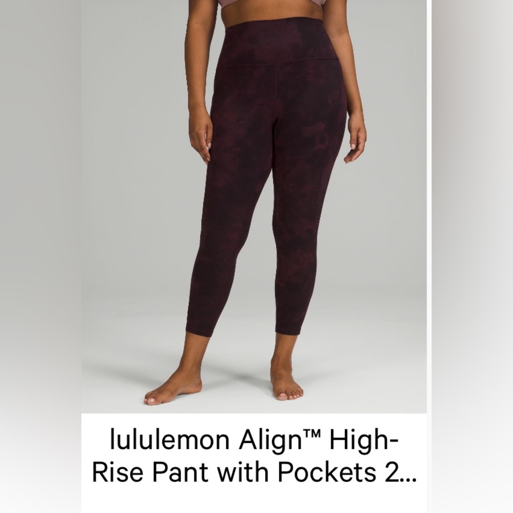 Lululemon Align High-Rise Pant with Pockets 25" Size 6